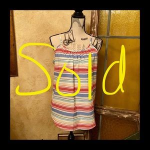SOLD NWOT Fun striped tank top
